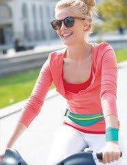 FitKicks Shoes with FREE FitWrist Wallet (Fuchsia/Orange)