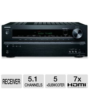 Onkyo TX-NR414 Network A/V Receiver Bundle
