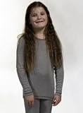Kinder Shirt 1/1-Arm Silber 50 Gr. 128