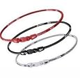 Phiten X50 Titanium Sport Necklace (Set of 3 Black, White & Red)