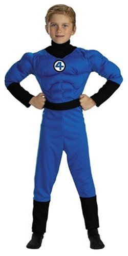  Fantastic Four Mr. Fantastic Muscle Child Costume: Size 4-6