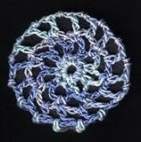Ocean Multi Hair Net Crocheted Hair Bun Cover- MINI