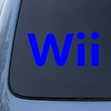 WII - Vinyl Car Decal Sticker #A1658 | Vinyl Color: Blue