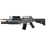 M3181ab M4a1 Carbine with M203 Grenade Launcher, 2 Mags, 2 Adjustable Stocks, 2 Handguards, Tactical Flashlight