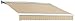 Awntech 8-Feet Destin LX with Hood Right Motor/Remote Retractable Awning, 84-Inch Projection, Olive or Alpine