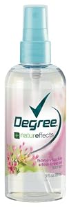 Degree Women Natureffects Body Mist, Honeysuckle & Tea Trea, 3-ounce Bottles (Pack of 6)