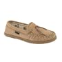 Old Friend 484132M Men's Cloth Moccasin Size: 14, Color: Chestnut
