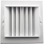 DEFLECTO RGS66 Sidewall Register Air Deflector (2-way; 6" x 6")