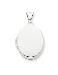 14k Gold White Gold Polished Locket