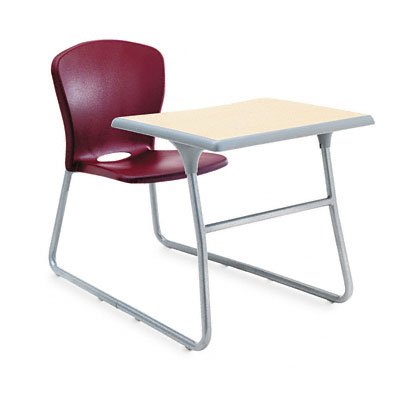 Accomplish Series Combo Student Desk with a Garnet Red Seat (HONCL71HPBDD65C) Category: Wood