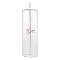 40th Anniversary Oil Candle - Clear/ Red
