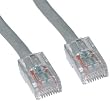 CAT5E, UTP, Crossover, Bootless, 350MHz, Gray, 5 ft