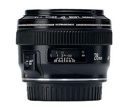 Canon EF 28mm f/1.8 USM Wide Angle Lens for Canon SLR Cameras