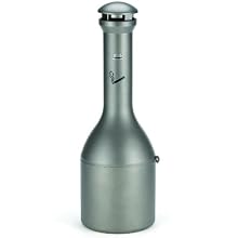 Rubbermaid Commercial Infinity 9W33 ATPWTR Stainless Steel Traditional Smoking Receptacle, 4.1 gallon Capacity, 13" Width x 39" Height, Antique Pewter Color