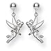Sterling Silver Disney Tinker Bell Earrings