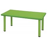 Rectangular Plastic Table Leg Height: 18", Color: Green ~ Early Childhood Resources