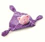 Plush Russ Kids Bright Beginnings Pig Blanket 16.5"