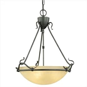 Limestone Pendant in Painted Bronze - Energy Star