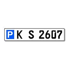 Parkplatz Kennzeichen