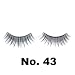 Model 21 False Eyelashes No. 43, 10 Pairs