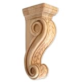 Jeffrey Alexander Braided Corbel (CORI-1CH) 2-7/8 x 2-1/4 x 6-5/8, Cherry