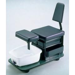 Pedicure Pal w/BackRest & Heated Massage Tub (Kayline 508)
