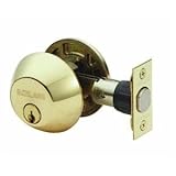 Schlage Lock Co Brs Sgl Cyl Deadbolt B60nskv505 Deadbolt Single Cylinder-Polished Brass