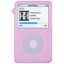 30GB iPod Video Pink Workout and Exercise Silicone Case w/ FREE Armband and Screen Protector