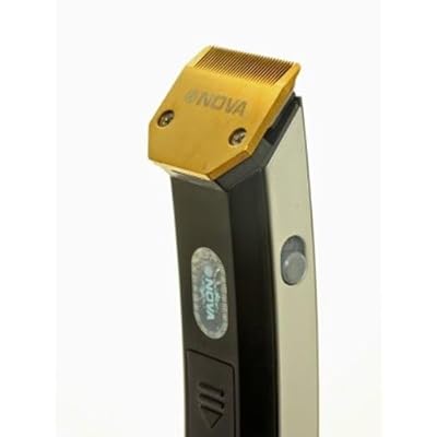 Nova NHT 1075 Titanium Blades  Trimmer (Black)