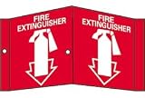 Fire Extinguisher Sign - 3-Sided Sign - Acrylic