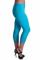 EyeCatchClothing - 3/4 Capri Damen Leggings mit Spitze Details