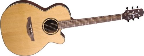 Takamine Pro Series ETN40C NEX Natural Acoustic Electric Guitar Natural with Case
