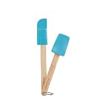 Review Ciroa  / Ciroa Miniamo Brights Bright Blue Headed Spoon & Spatula with Wooden Handles & Ring