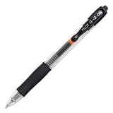 Pilot G2 Retractable Gel Ink Roller Ball Pen, Extra Fine Point, Clear Barrel, Black Ink, 12-Count (31002) ~ Pilot