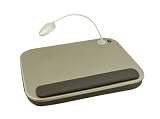 SPI Lapdesk with Reading Light and Wrist Support, Black