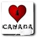 SmudgeArt Canada Art Designs - I Love Canada - 2 - Mouse Pads