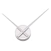 Karlsson Wall Clock Little Big Time Mini Silver 38cm KA4348SI