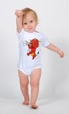 Sailor Jerry Little Red Devil Tattoo Onesie 12/18 Months
