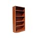 Boss 31 W by14 D by 65-1/2 H Bookcase, Cherry