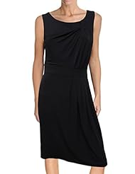 Polyester/Spandex Scoop Neck Banding Pleated Asymmetric Jumpsuit 