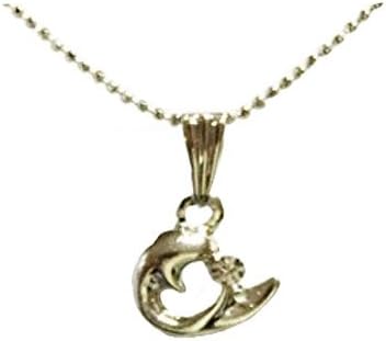 Pendant and Chain Silver Color Dolphin Shape for womens,Gift for Christmas or Birthday to Your Loved Ones