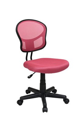OSP Designs Mesh Task Chair Color - Hot Pink