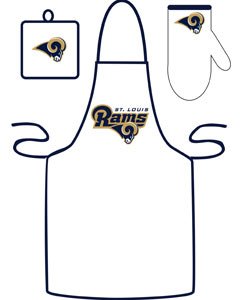 St. Louis Rams Grilling Apron Set