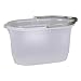 4 Gallon Oval Bucket - Translucent by Casabella