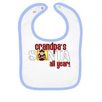 Grandpa's Santa All Year Infants Bib