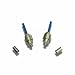 2 x Long Blue LED Wheel Tyre Valve Cap Lights Car Bike Truck Push Bike
