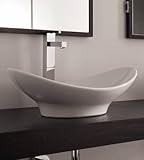 Scarabeo Zefiro Waschtisch-Schale weiß; 50