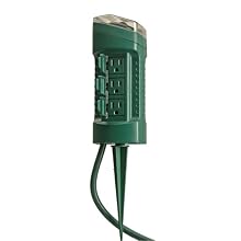 Yard Master 13547 6-Outlet Power Stake with Light Sensor and 6-Foot Cord