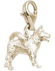 Rembrandt Charms Akita Charm with Lobster Clasp
