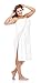 Luxury Spa Wrap Cotton Terry Velour Bath Wrap, White, 4XL 3X 4X